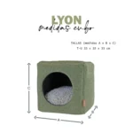 Cubo Lyon Menta Yagu - Imagen 3
