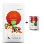 Natura Diet Comida Diaria 12kg + lata de comida  húmeda natural de pollo y verduras