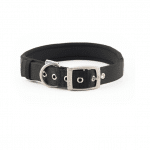 Collar Nylon Acolchado Negro