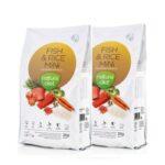 2 sacos Natura diet Fish & Rice MINI (razas pequeñas)