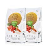 2 sacos Natura diet Fish & Rice MINI (razas pequeñas)