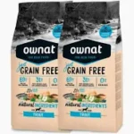 2 Sacos Ownat Just Grain Free Trout 14kg