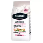 3 SACOS OWNAT GRAIN FREE HYPO MINI LAMB 3KG